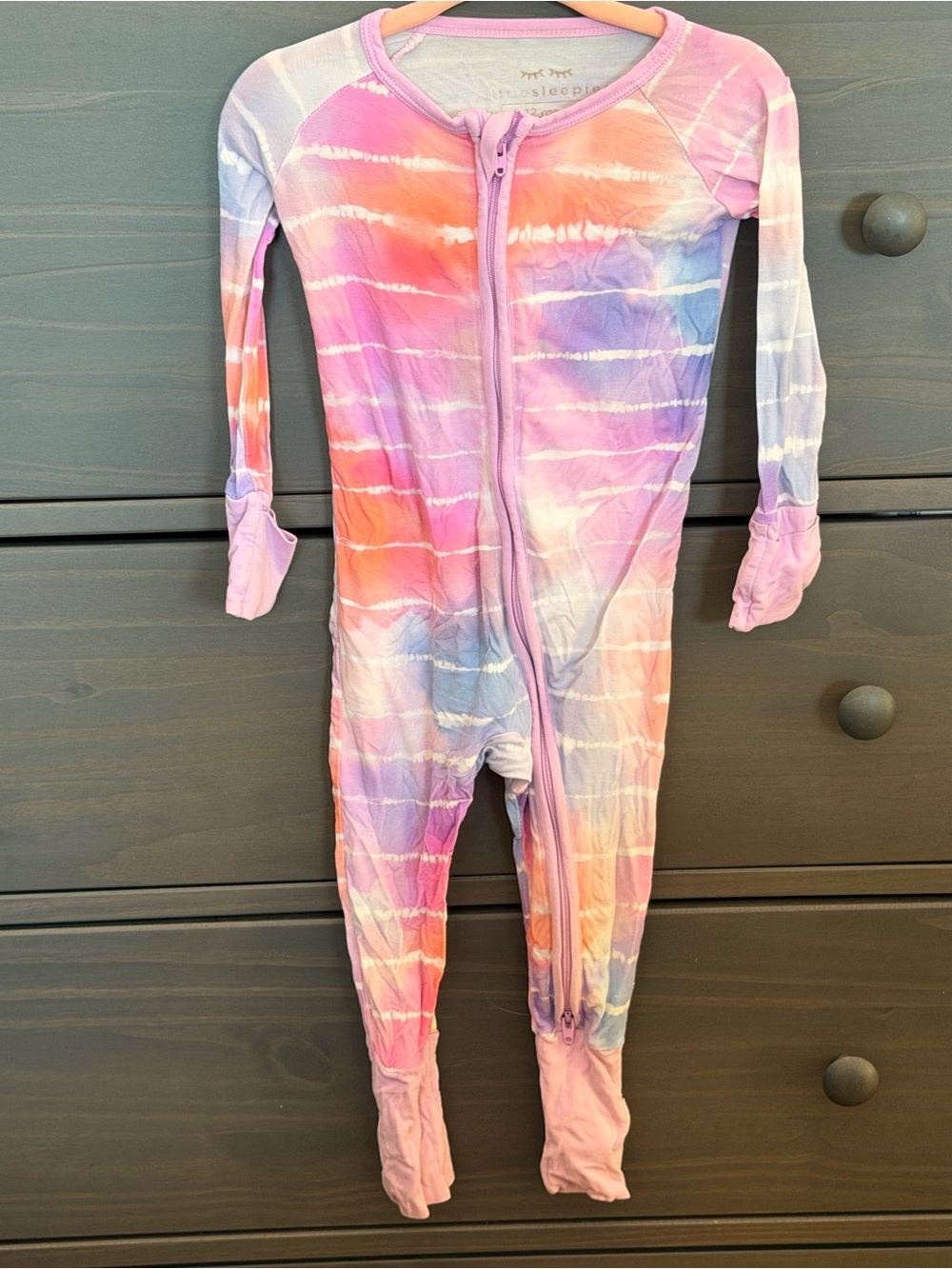 Little Sleepies Tie-Dye Zippy